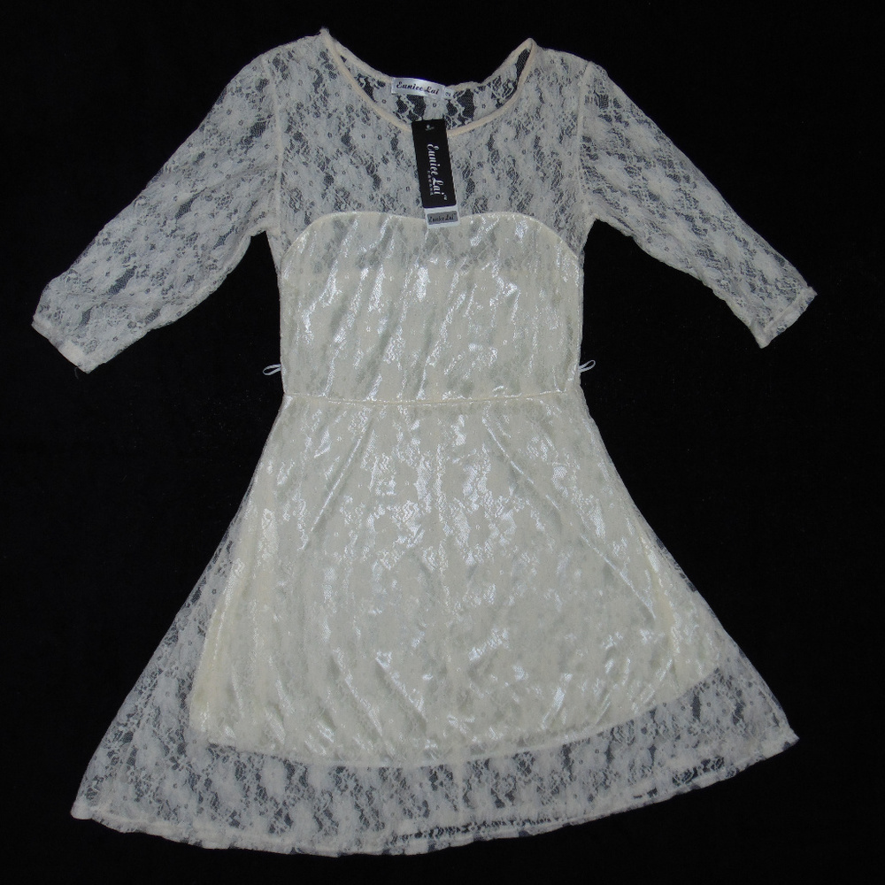 Brand New White Sheer Dress